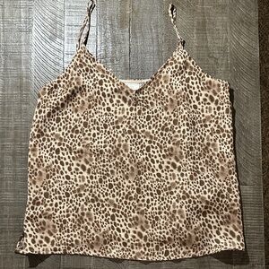 Old Navy Brown Animal Print Camisole